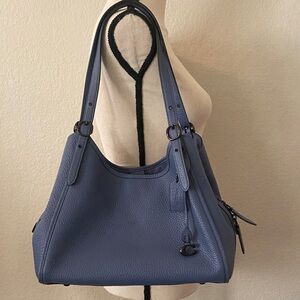 Coach Periwinkle Leather Shoulder Bag